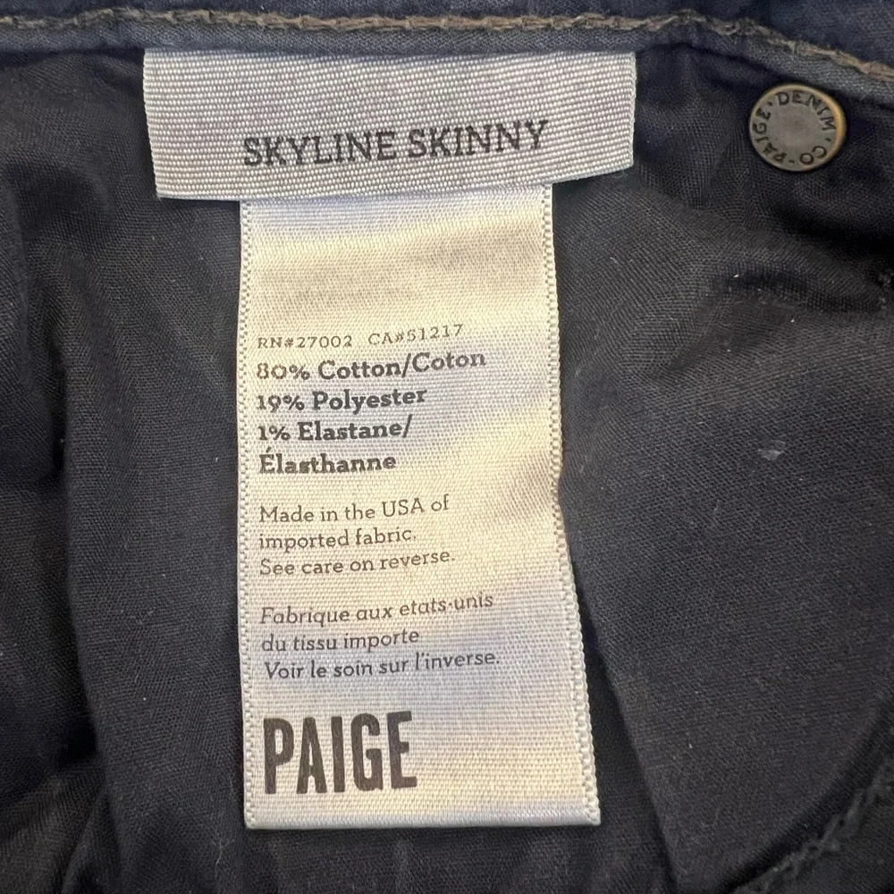 👖 EUC PAIGE Skyline Skinny Jeans | Size 29 - Picture 5 of 7